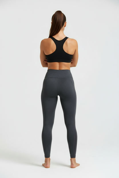 Elite Stripe Leggings - Back