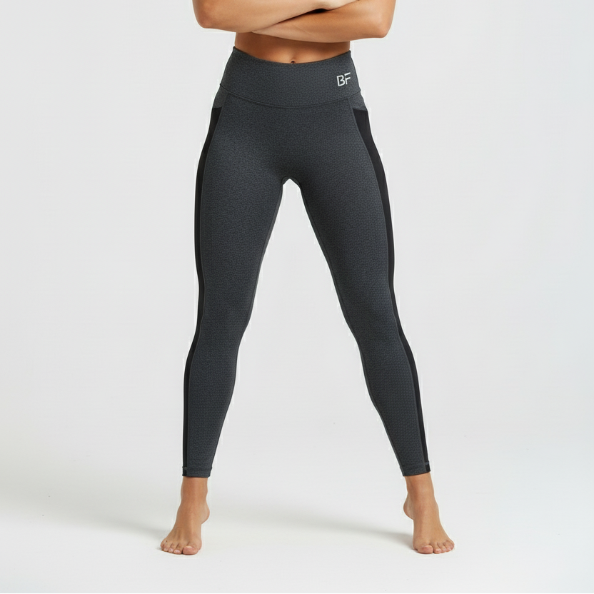 Elite Stripe Leggings - Front