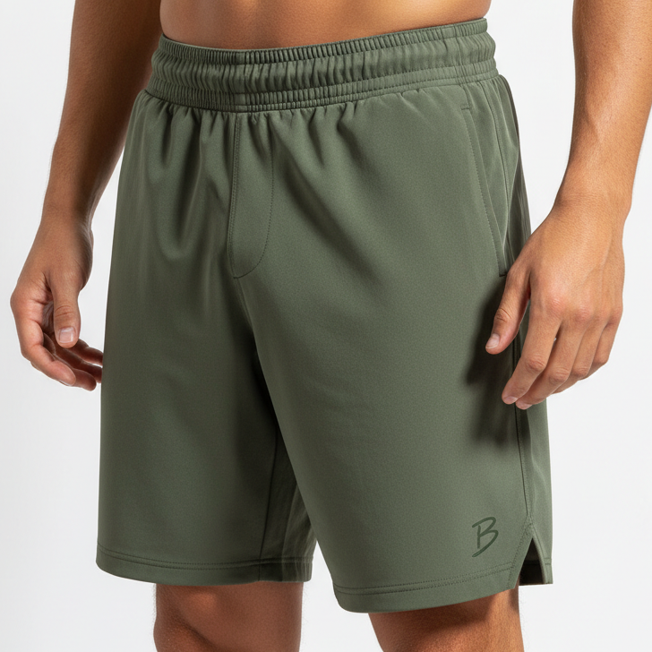 Olive Shorts - Front (Looser)