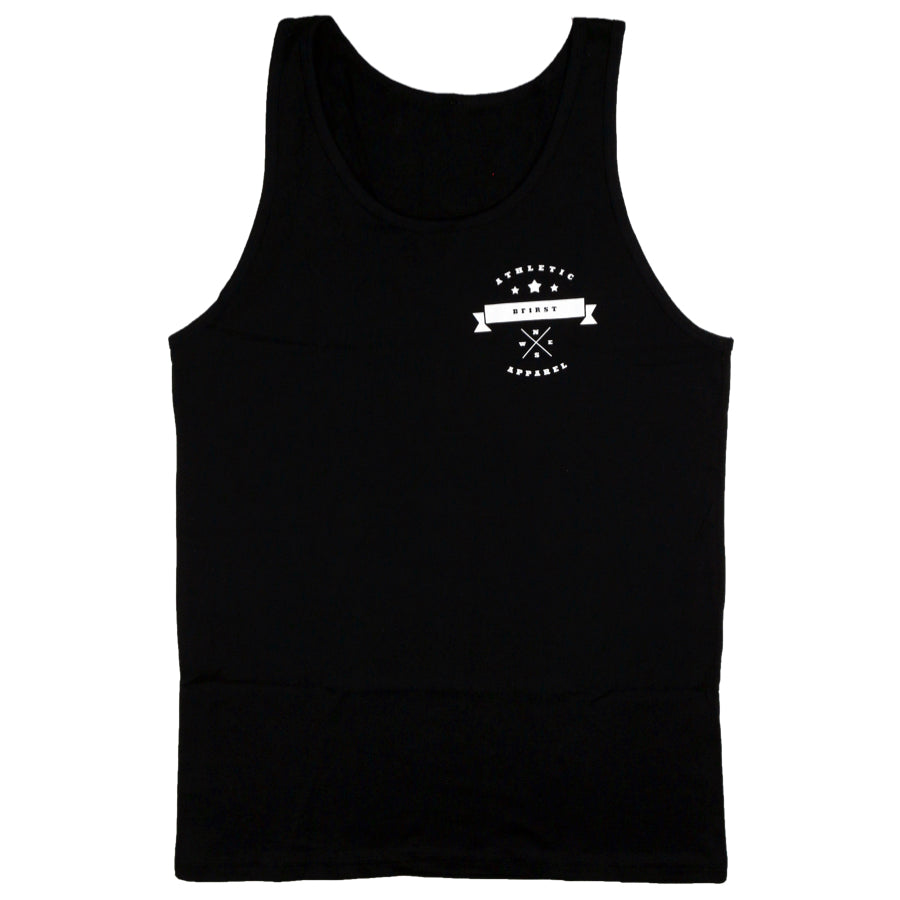 Athletic Tank Top in Black
