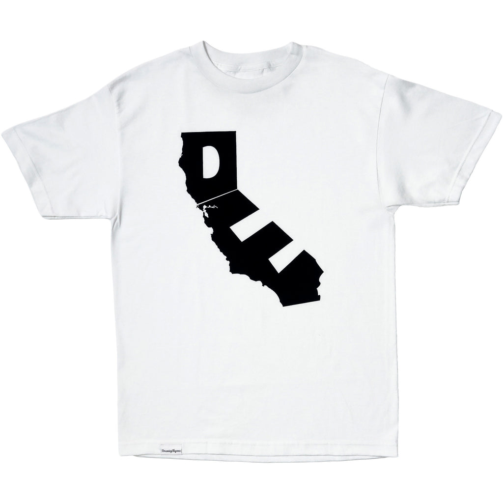 California Tee in White